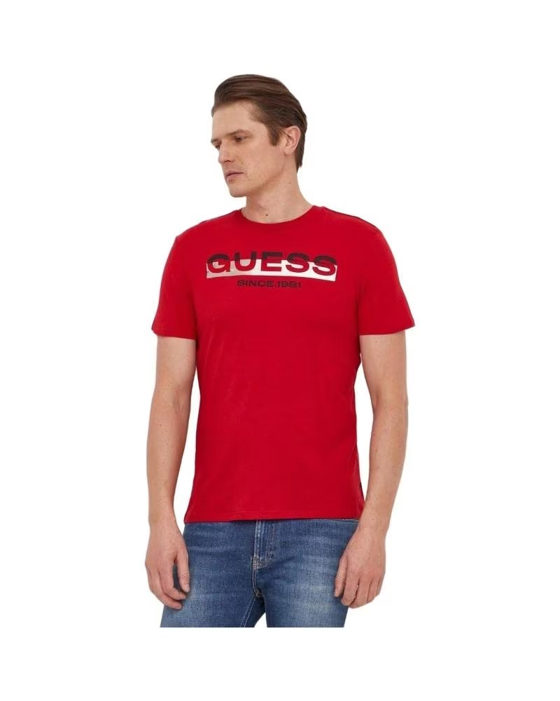 GUESS CAMISETA FOIL ROJO
