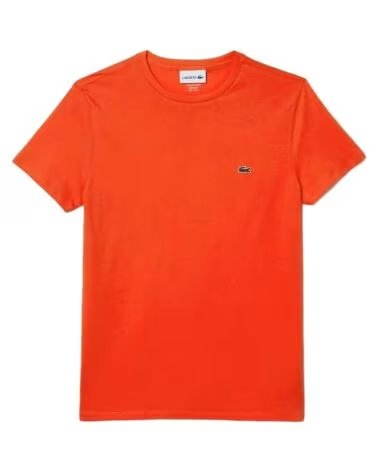 LACOSTE CAMISETA T-SHIRT PARA HOMEM NARANJA