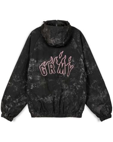 CHAQUETA DEPORTIVA GRIMEY TRACK JACKET NEGRA CON CAPUCHA NEGRO