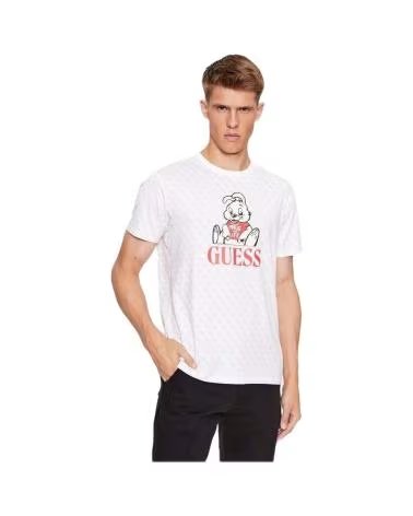 GUESS CAMISETA BANKSY T-SHIRT BLANCO HOMBRE