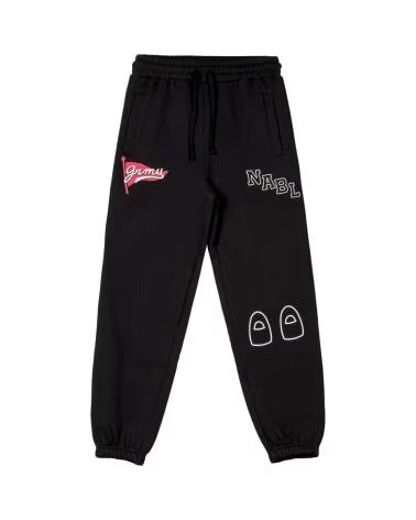 GRIMEY PANTALONI LUNGHI SWEAT PANTS NEGRO