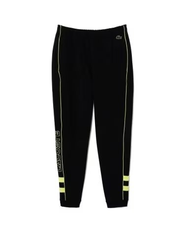 LACOSTE PANTALON LONG PANTS HOMME NOIR NEGRO