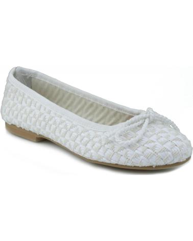 Bailarinas de Niña OCA LOCA SHOES OCA LOCA NINA RAFIA BLANCO