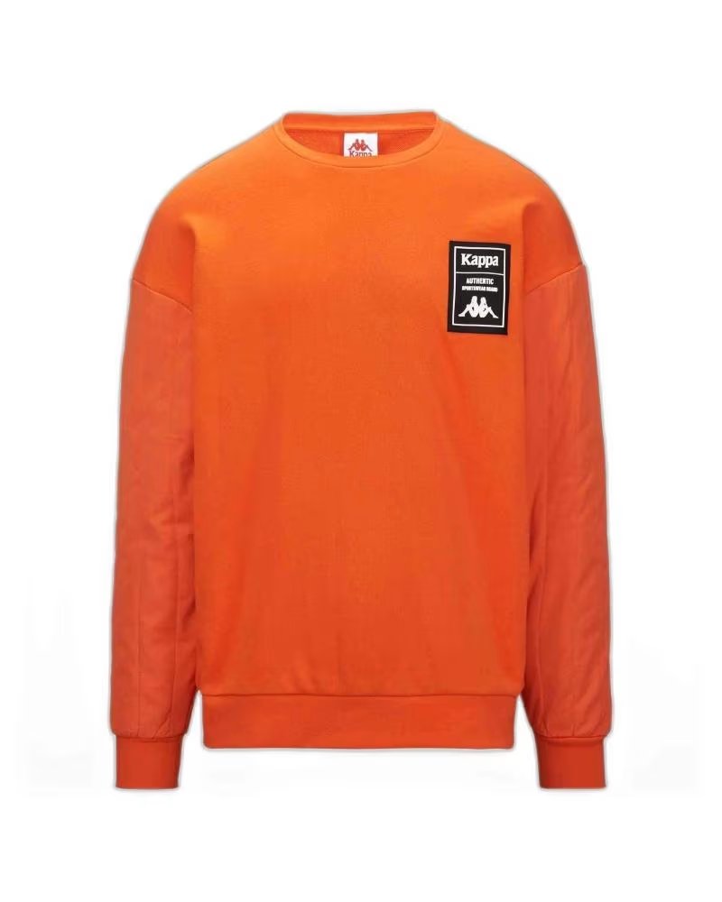 KAPPA SWEAT-SHIRT ORANGE POUR HOMME NARANJA
