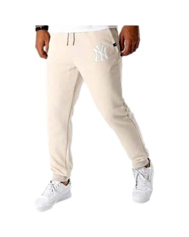 CALÇA DE MOLETOM 47 BRAND NEW YORK YANKEES 681636AC BEGE BEIGE