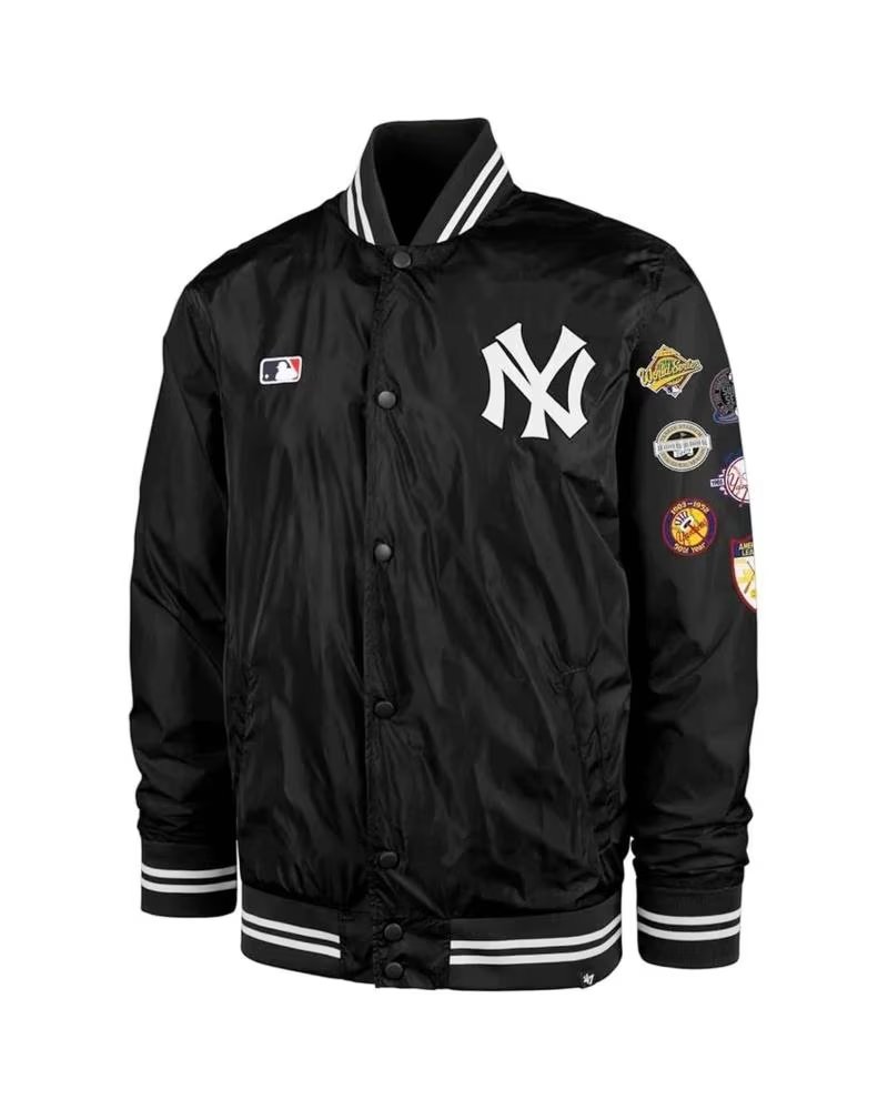 47 BRAND CHAQUETA BOMBER EN COLOR PARA HOMBRE NEGRO