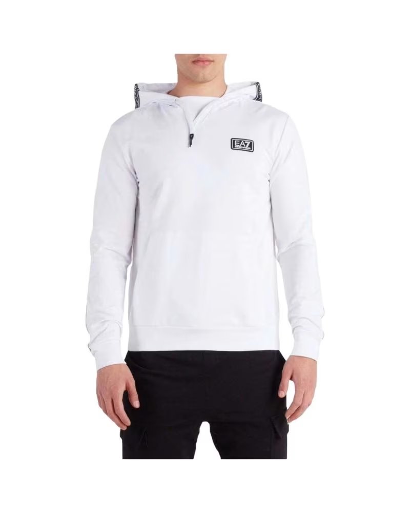 EMPORIO ARMANI SWEAT-SHIRT À CAPUCHE POUR HOMME BLANCO