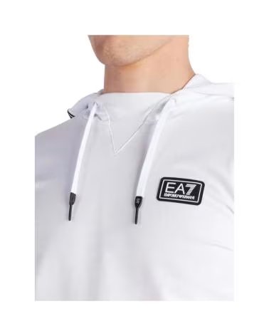 EMPORIO ARMANI SWEAT-SHIRT À CAPUCHE POUR HOMME BLANCO