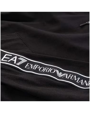 EMPORIO ARMANI HERREN KAPUZENPULLOVER SWEATSHIRT SCHWARZ NEGRO