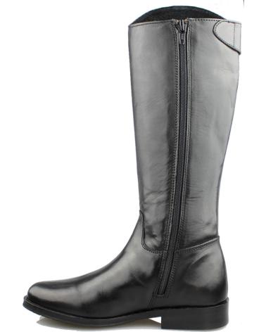 Botas de Niña OCA LOCA SHOES OCA LOCA BOTA CABALLERIZA PIEL NEGRO