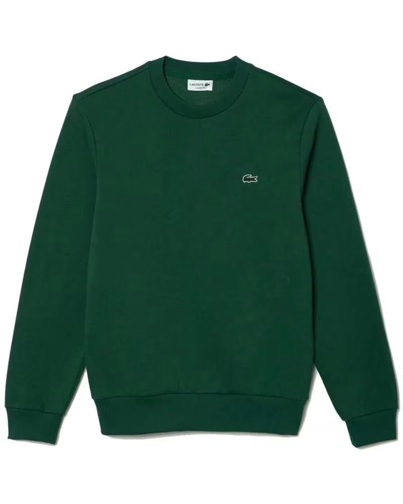 LACOSTE FELPA VERDE DA UOMO