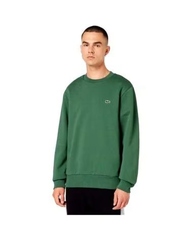 LACOSTE FELPA VERDE DA UOMO