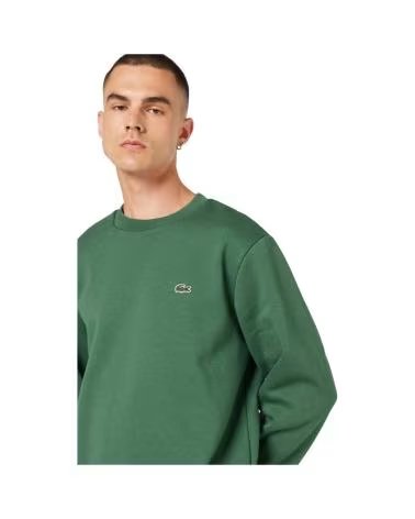 LACOSTE FELPA VERDE DA UOMO