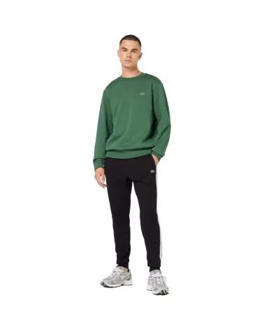LACOSTE FELPA VERDE DA UOMO