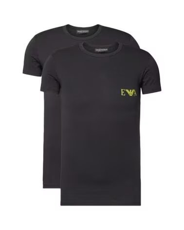 EMPORIO ARMANI T-SHIRT 2 PACK NEGRO