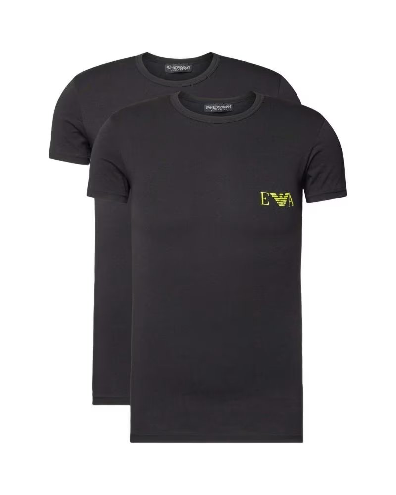 EMPORIO ARMANI T-SHIRT 2 PACK NEGRO