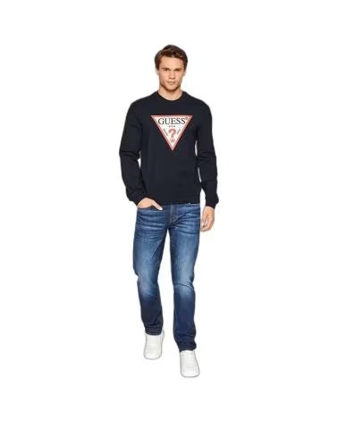 GUESS SWEAT-SHIRT AUDLEY HOMME BLEU AZUL