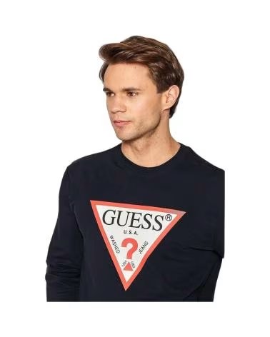 GUESS SWEAT-SHIRT AUDLEY HOMME BLEU AZUL