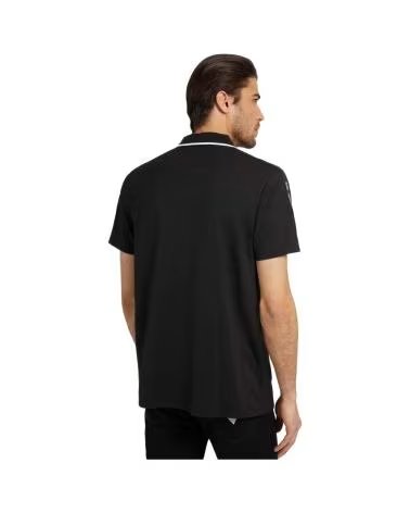 GUESS POLO PAUL PIQUE TAPE NEGRO