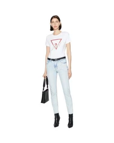 GUESS CAMISETA ICON PARA MUJER BLANCO