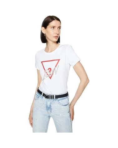 GUESS CAMISETA ICON PARA MUJER BLANCO