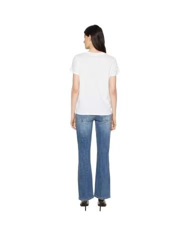 GUESS CAMISETA 1981 CRYSTAL PARA MUJER BLANCO