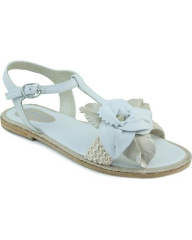 Sandalias de Niña OCA LOCA SHOES OCA LOCA SANDALIA ANTE RAFIA BLANCO