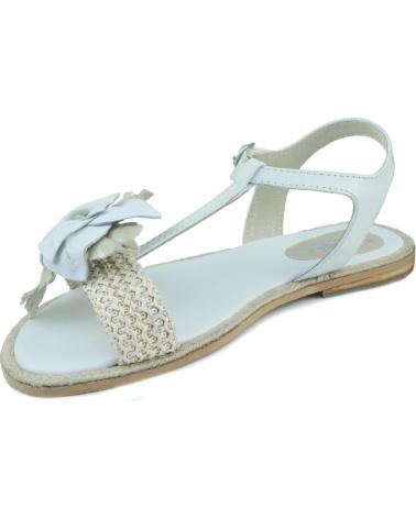 Sandali per Bambina OCA LOCA SHOES OCA LOCA SANDALIA ANTE RAFIA BLANCO