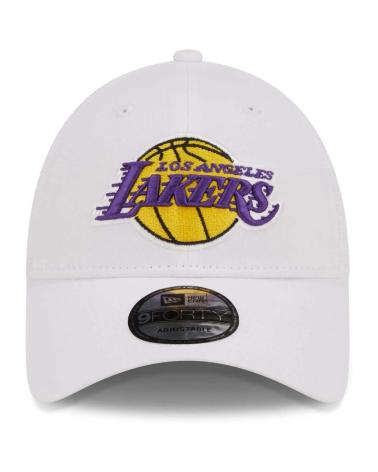 NEW ERA HOME FIELD LOS ANGELES LAKERS WHITE CAP BLANCO