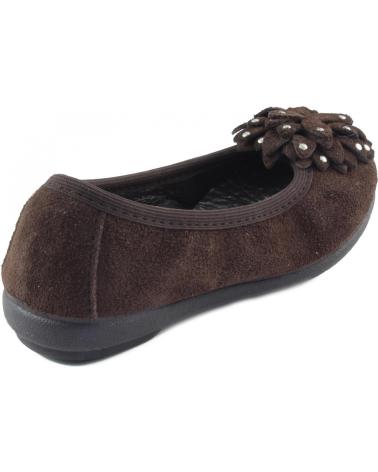 Ballerines pour Fille VUL-LADI VULLADI BAILARINA CHICA COMODA CON GOMA MARRON