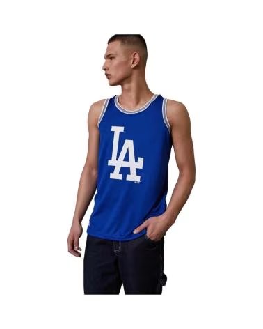 47 BRAND ÄRMELLOSES BASKETBALLTRIKOT BLAU MIT LA-LOGO AZUL