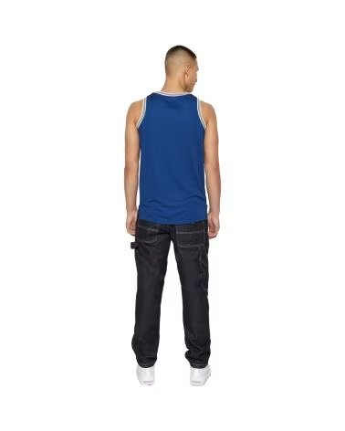 47 BRAND ÄRMELLOSES BASKETBALLTRIKOT BLAU MIT LA-LOGO AZUL