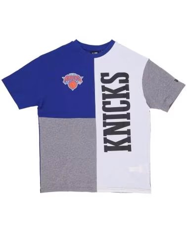 NEW ERA CAMISETA NBA CUT AND SEW TEE EN COLOR PARA HOMBRE AZUL