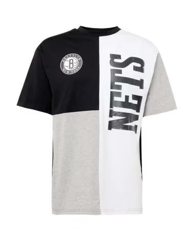 NEW ERA CAMISETA NBA CUT AND SEW TEE EN COLOR PARA HOMBRE NEGRO