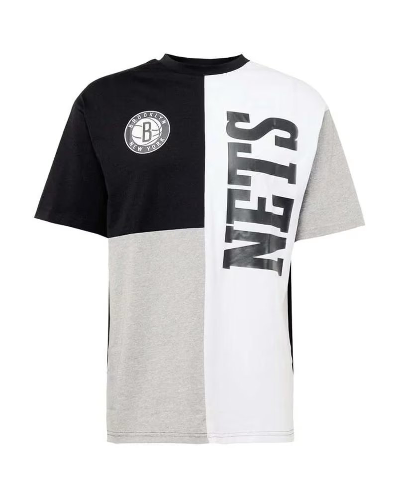 NEW ERA CAMISETA NBA CUT AND SEW TEE EN COLOR PARA HOMBRE NEGRO