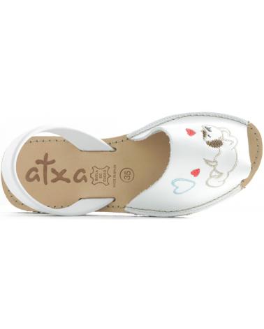 Sandalias de Niña ARANTXA MENORQUINA PERRO BLANCO