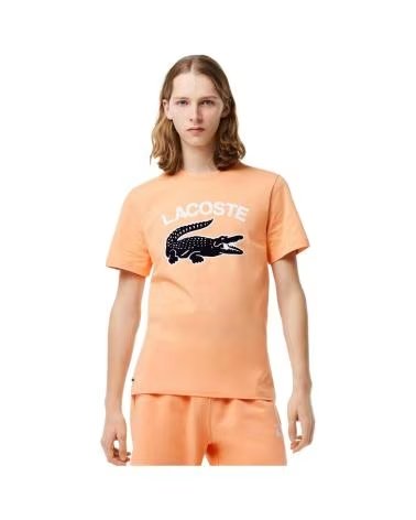 CAMISETA LACOSTE TH9681-00 ALGODÓN NARANJA