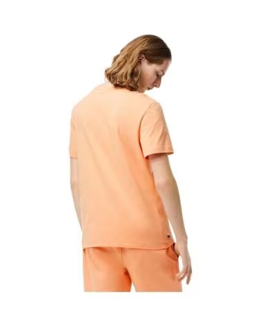 CAMISETA LACOSTE TH9681-00 ALGODÓN NARANJA