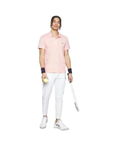 LACOSTE HERREN POLO IN ROSA