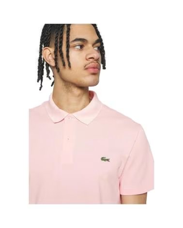 LACOSTE HERREN POLO IN ROSA