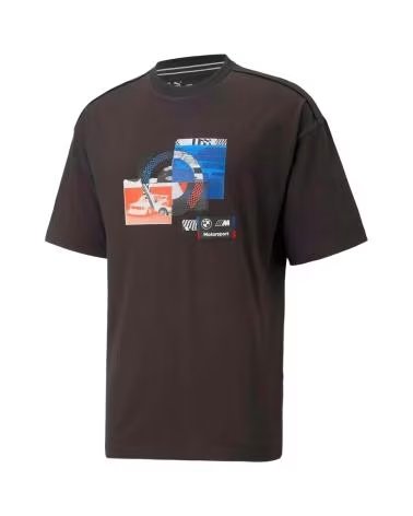 PUMA T-SHIRT BMW GRAPHIC PRETO NEGRO