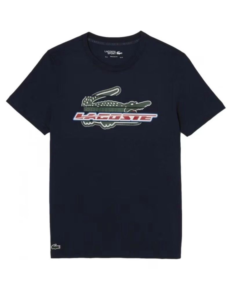 LACOSTE CAMISETA T-SHIRT EN COLOR PARA HOMBRE AZUL