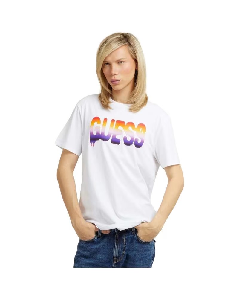 GUESS CAMISETA OMBRE TEE BLANCO
