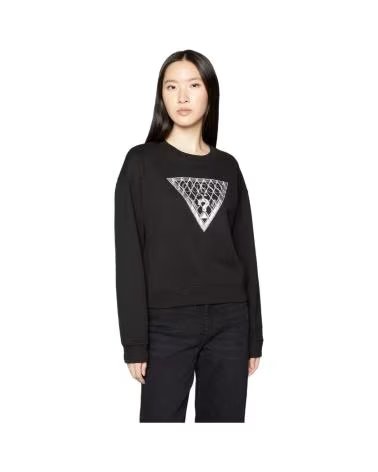 GUESS FELPA CRYSTAL MESS NEGRO