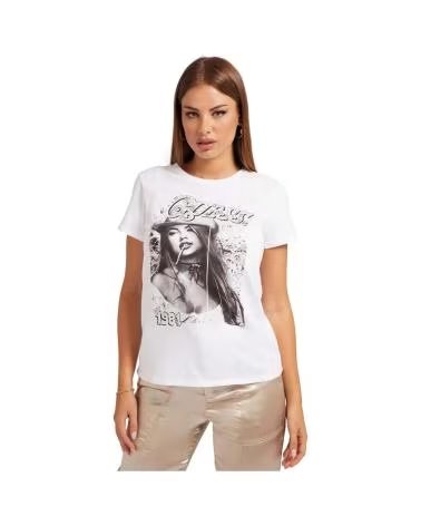 GUESS T-SHIRT WESTERN GIRL BLANCO