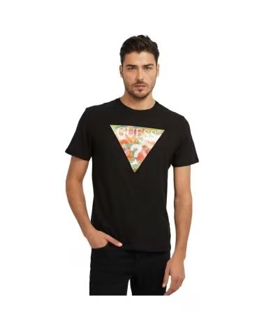GUESS CAMISETA ABSTRACT TRI EN COLOR PARA HOMBRE NEGRO