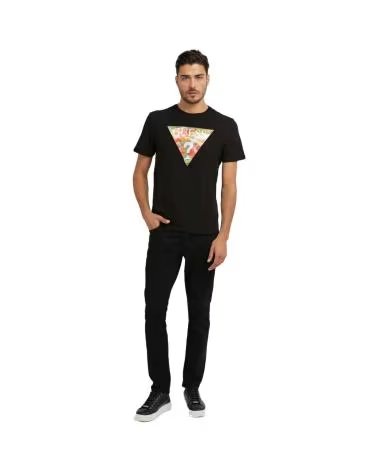 GUESS CAMISETA ABSTRACT TRI EN COLOR PARA HOMBRE NEGRO