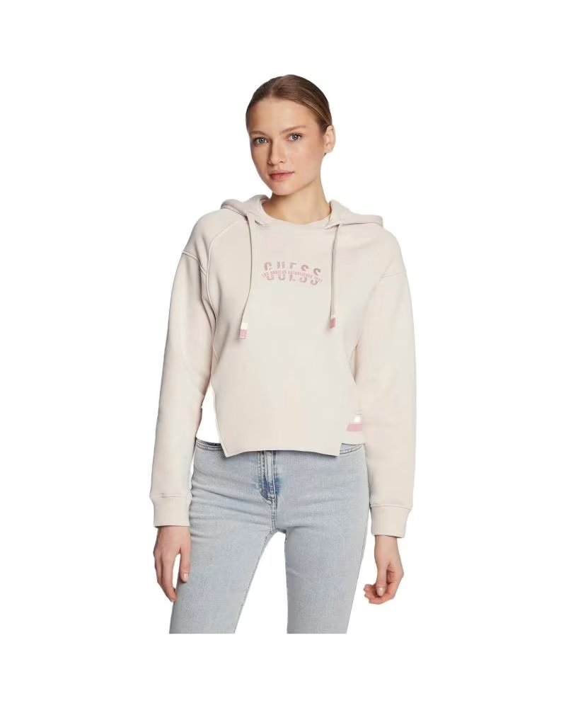 GUESS SUDADERA AMALIA SWEATSHIRT EN COLOR PARA HOMBRE BEIGE