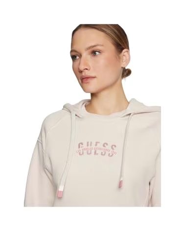 GUESS SUDADERA AMALIA SWEATSHIRT EN COLOR PARA HOMBRE BEIGE