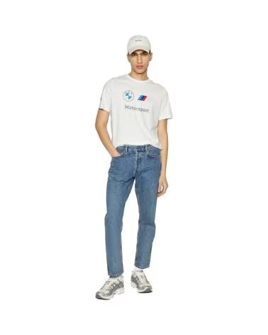 T-SHIRT PUMA BMW M MOTORSPORT LOGO TEE BRANCO BLANCO